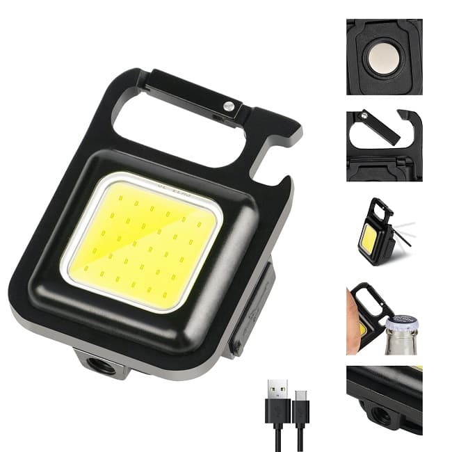 چراغ قوه چند کاره مدل LED KEYCHAIN MAGNET
