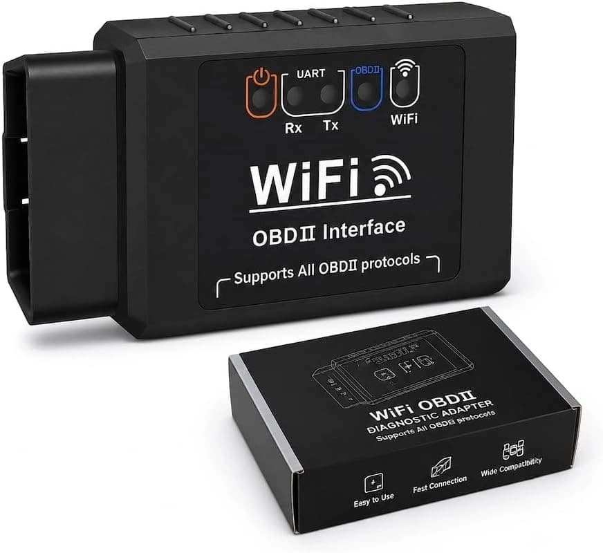 دیاگ خودرو وایفای ELM327 V2.1 سازگار با OBD2