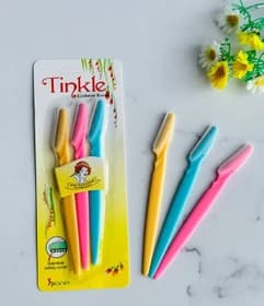 پک ۳ عددی تیغ ابرو تینکه مدل Eyebrow Razor به همراه درپوش ایمنی
