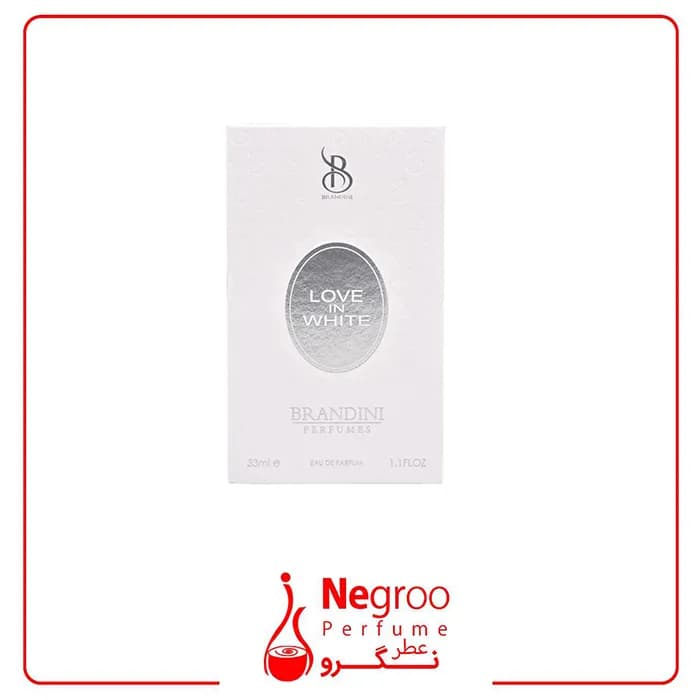عطر جیبی زنانه برندینی مدل Love In White حجم 33 میلی لیتر — تصویر ۳