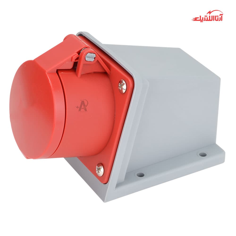 سوکت صنعتی 5 در 16 مادگی دیواری پارس فانال مدل PF-115 — تصویر ۲