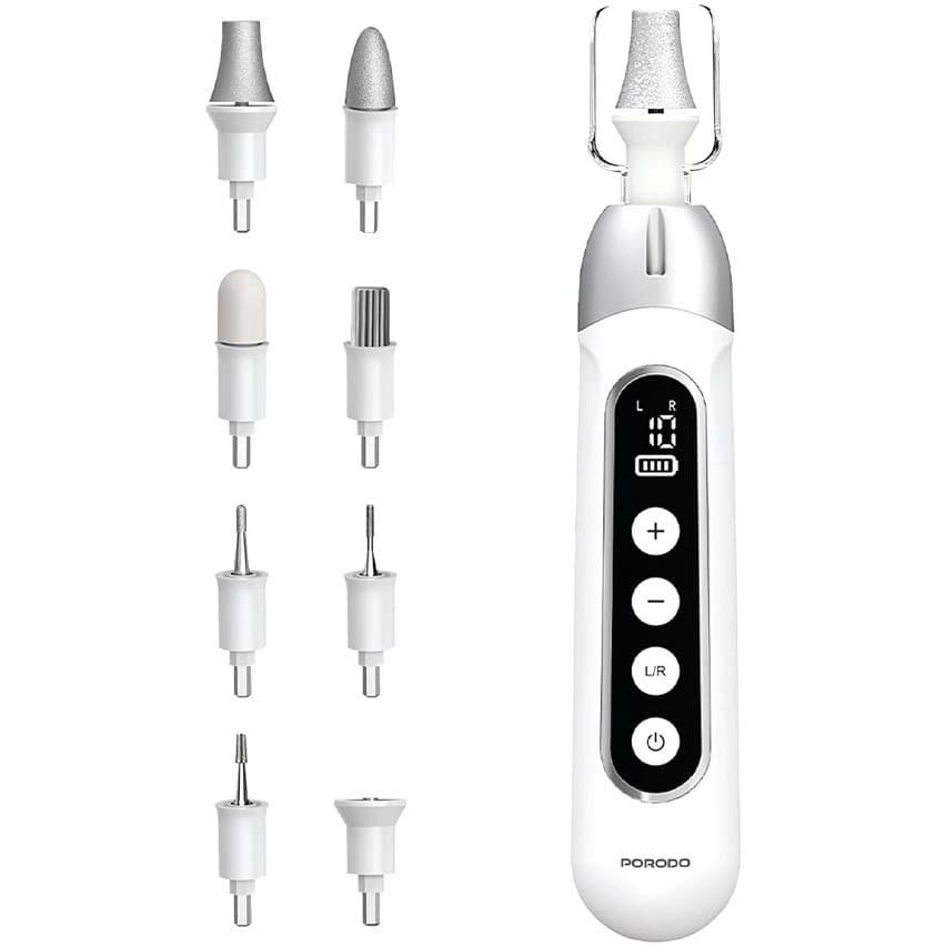 سوهان برقی 8 کاره پدیکور و مانیکور پرودو ا Porodo 8-IN-1 Rechargeable Electric Nail Drill