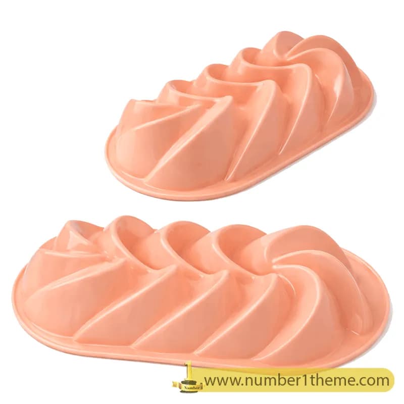 قالب ژله پلاستیکی پیچ بیضی (کد 2003)