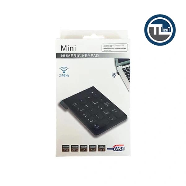 کیبورد اعداد بی سیم Numeric Keypad مدل K-07G — تصویر ۲
