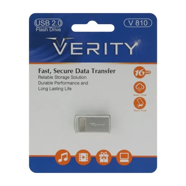 فلش 16 گیگابایت USB2.0 وریتی مدل Verity V810