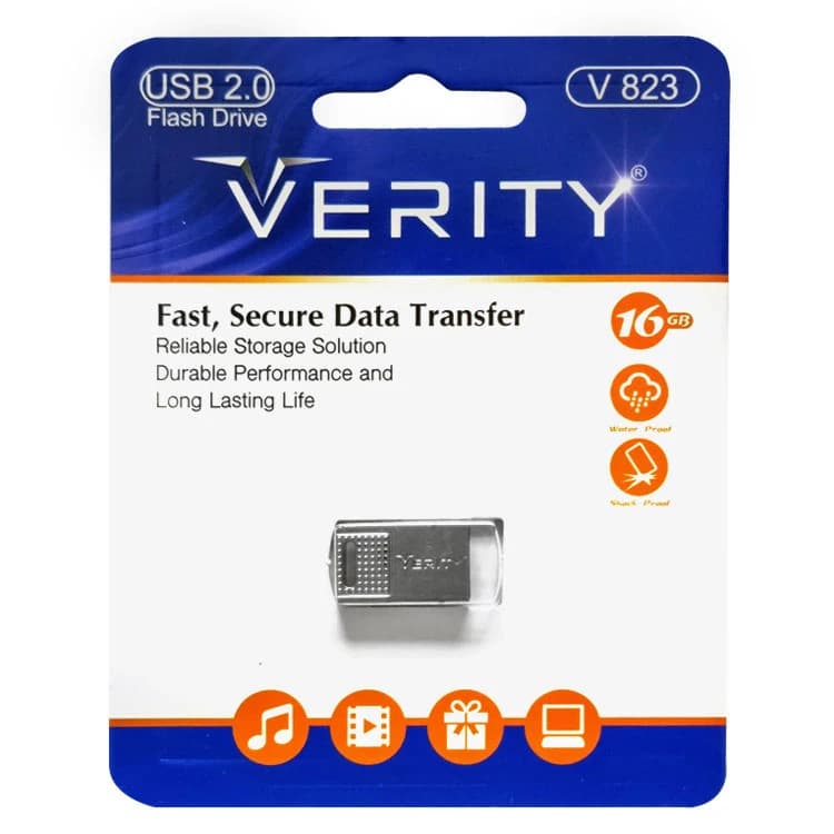 فلش 16 گیگابایت USB2.0 وریتی مدل Verity V823