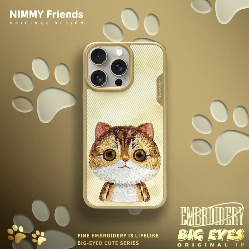 کاور ایفون نیمی مدل بیگ چشم گربه مناسب برای گوشی موبایل Apple iPhone 16 Pro Max — تصویر ۳