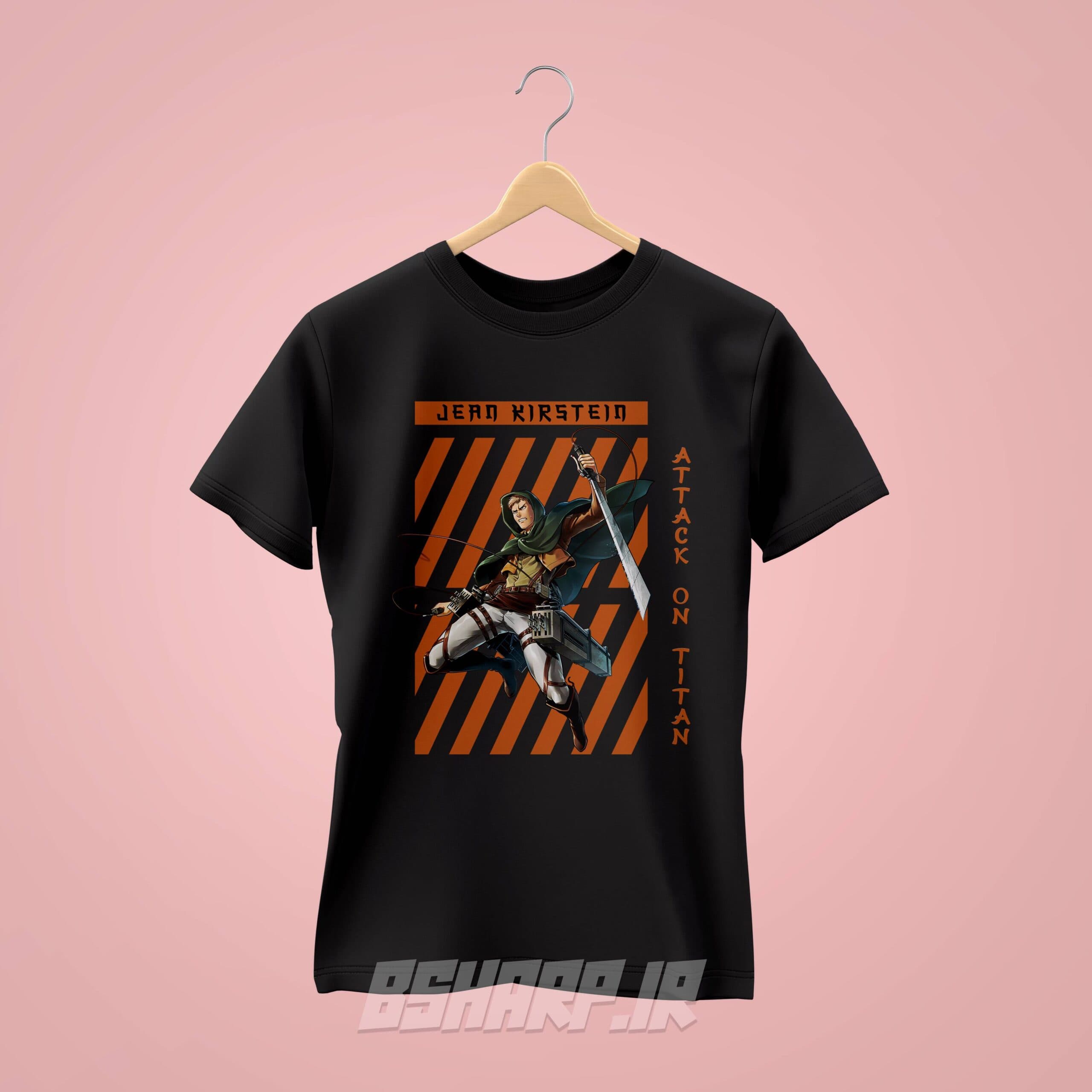تیشرت Attack on Titan طرح Jean Kirstein