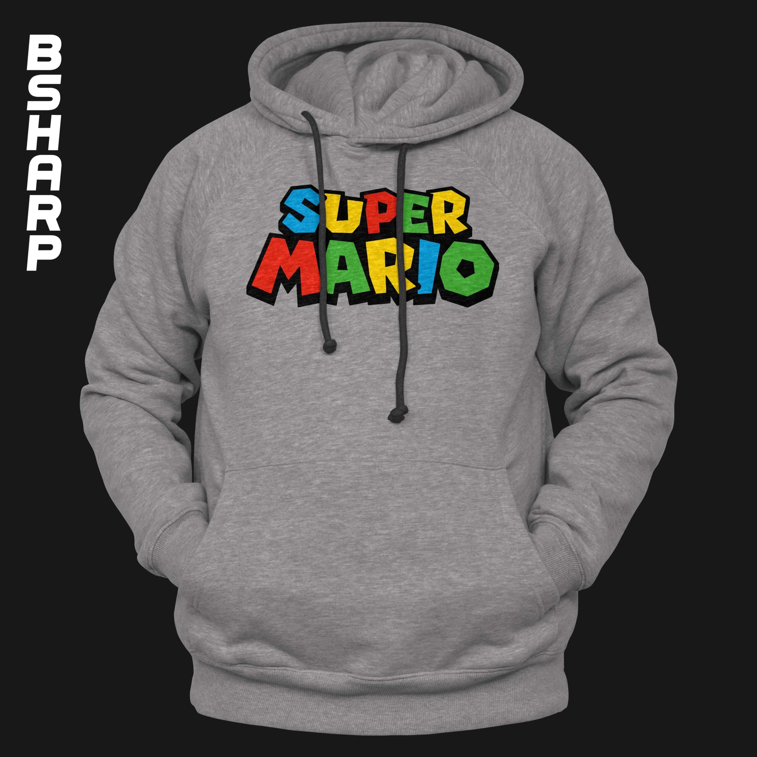 هودی Super Mario طرح لوگو — تصویر ۳