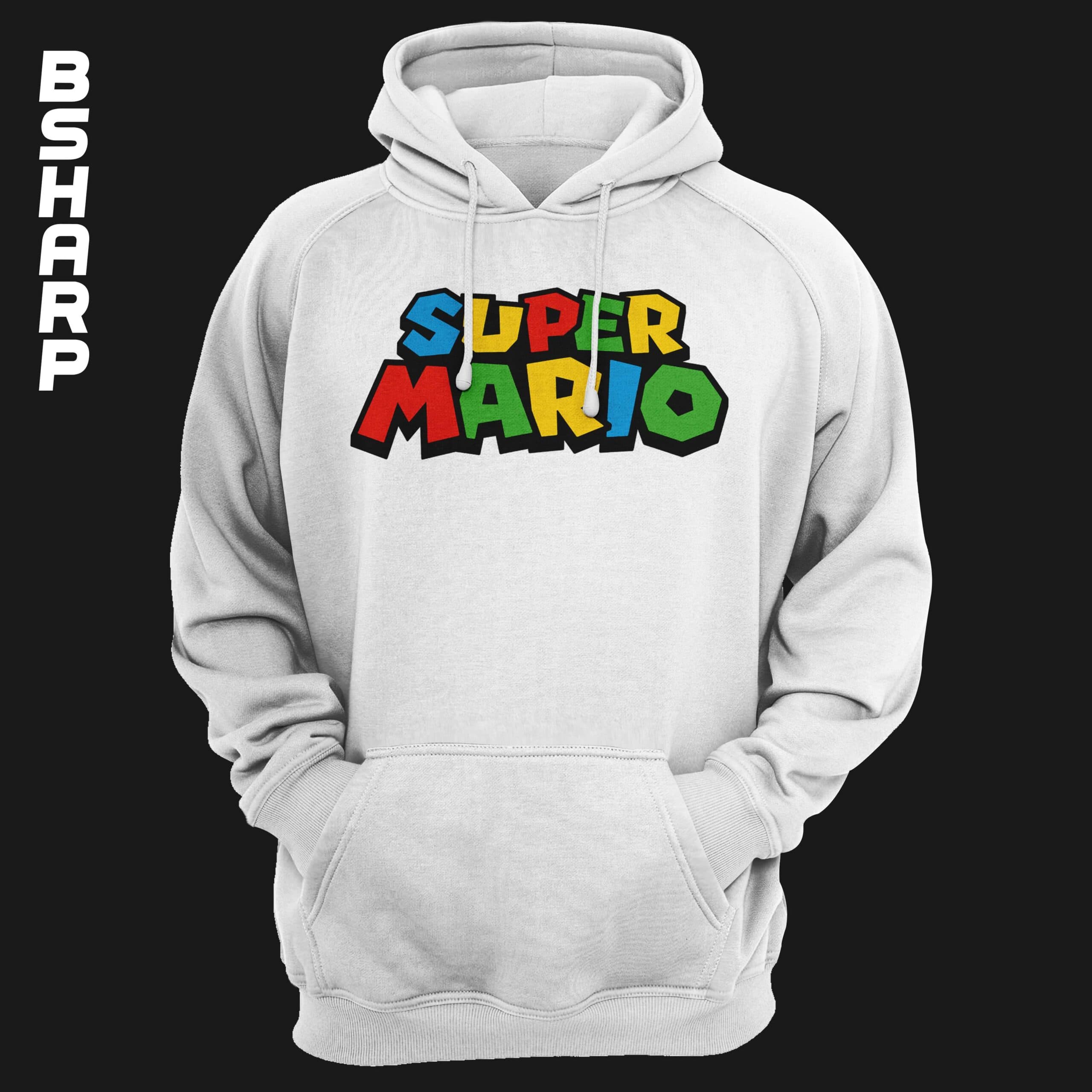 هودی Super Mario طرح لوگو — تصویر ۲