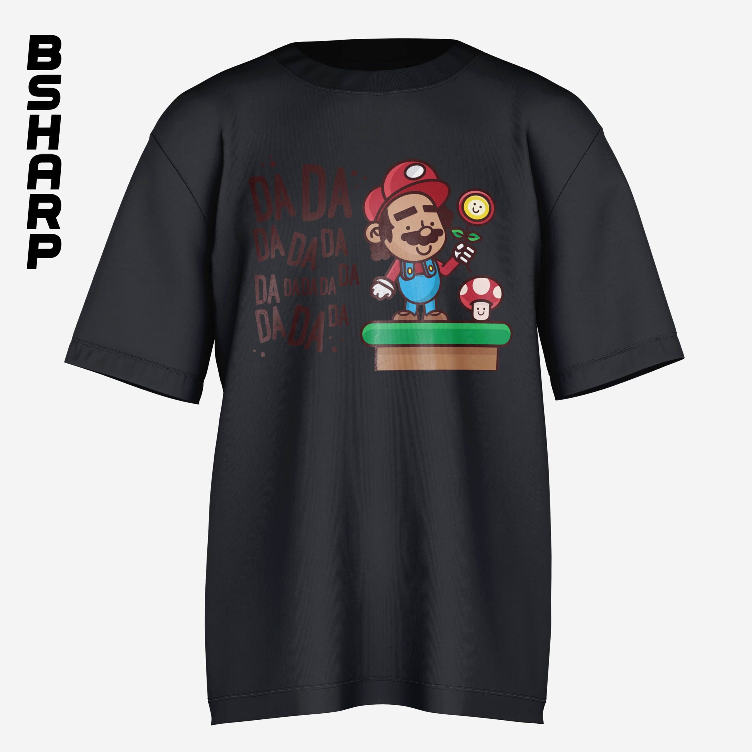 تیشرت Super Mario طرح آواز — تصویر ۳