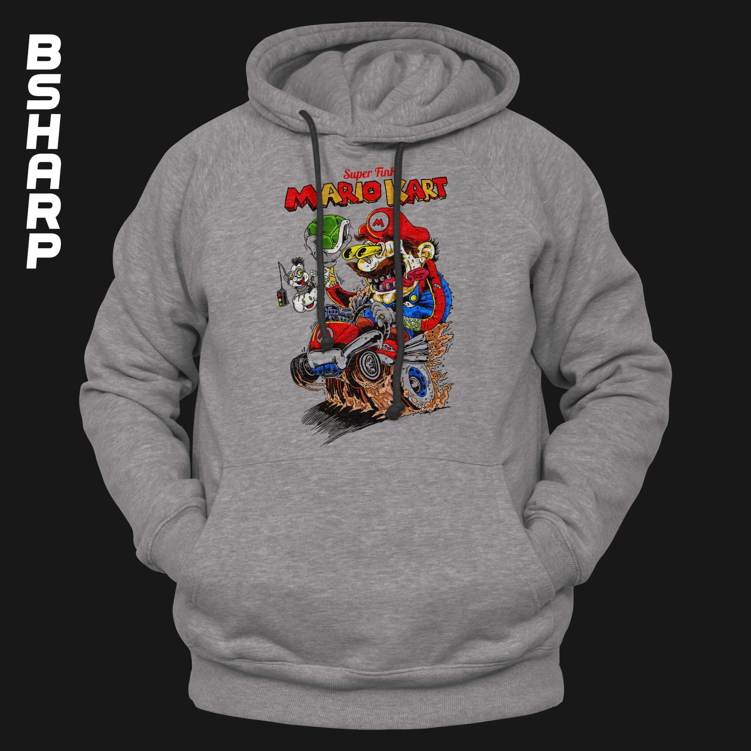 هودی Super Mario طرح Mario Kart — تصویر ۳