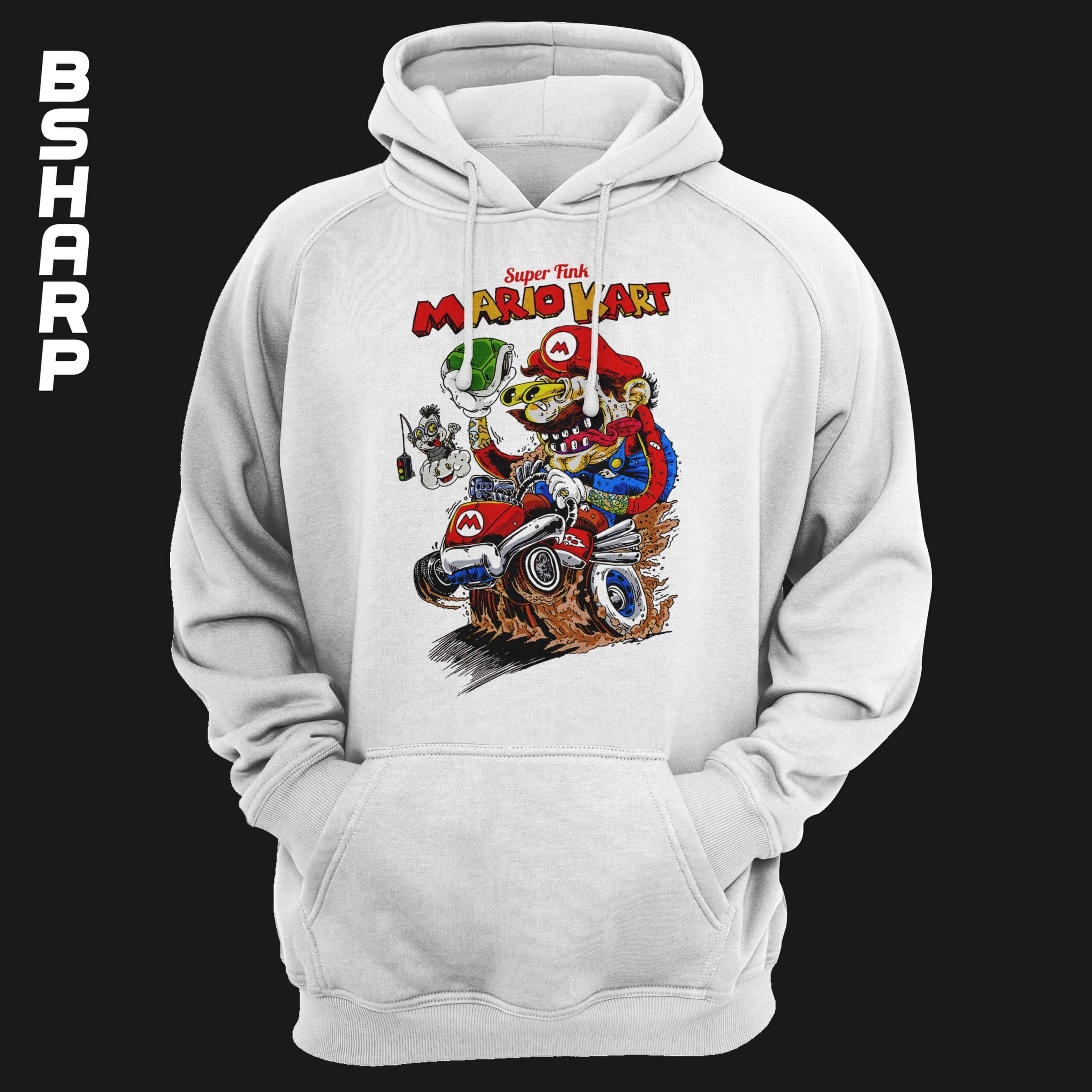 هودی Super Mario طرح Mario Kart — تصویر ۲