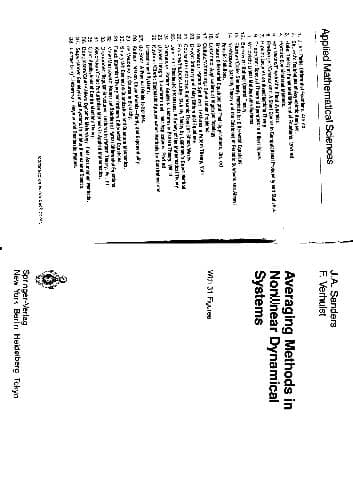 دانلود کتاب Averaging methods in nonlinear dynamical systems