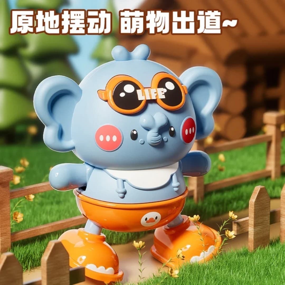اسباب بازی ناب سل مدل فیل بامزه متحرک کد DANCING CUTE ELEPHANT — تصویر ۷