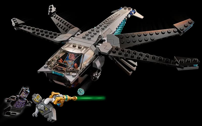 لگو Black Panther Dragon Flyer سری مارول کد 76186 — تصویر ۴