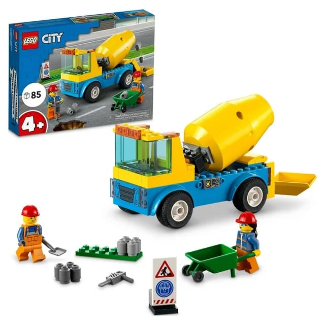 لگو Cement Mixer Truck سری سیتی کد 60325