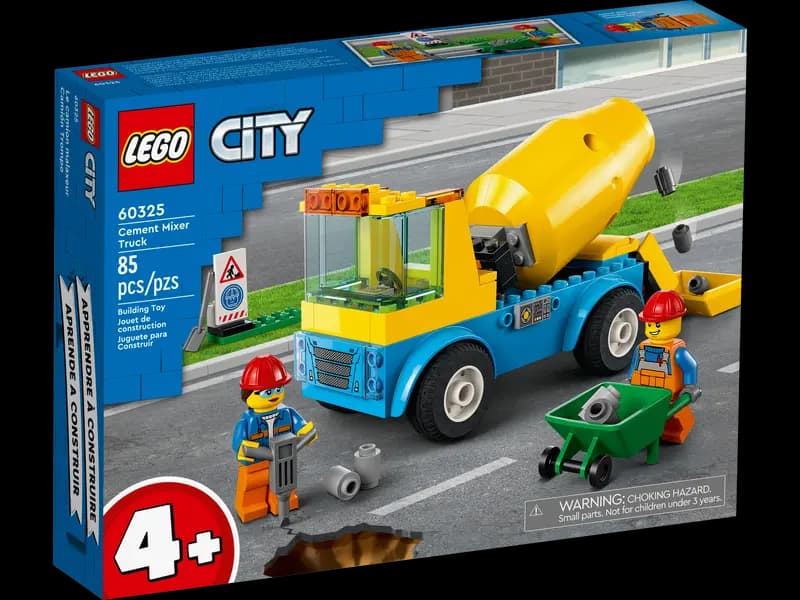 لگو Cement Mixer Truck سری سیتی کد 60325 — تصویر ۲