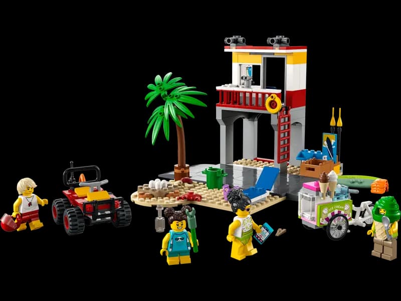 لگو Beach Lifeguard Station سری سیتی کد 60328 — تصویر ۲