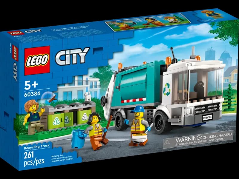 لگو Recycling Truck سری سیتی کد 60386 — تصویر ۳