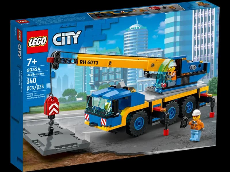 لگو Mobile Crane سری سیتی کد 60324 — تصویر ۳