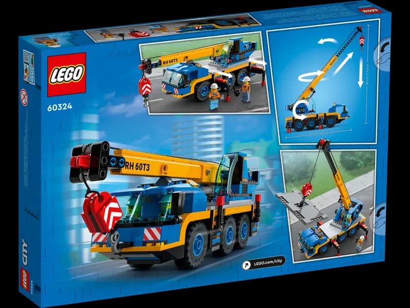 لگو Mobile Crane سری سیتی کد 60324 — تصویر ۸