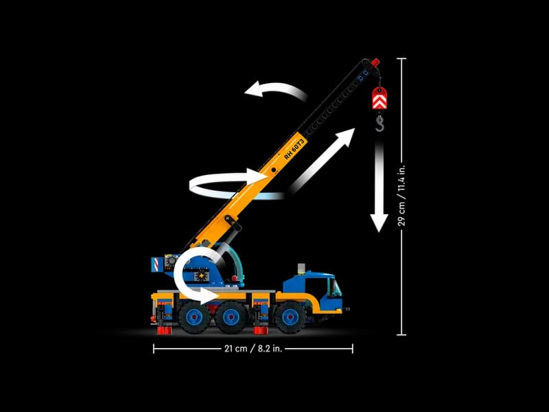 لگو Mobile Crane سری سیتی کد 60324 — تصویر ۶