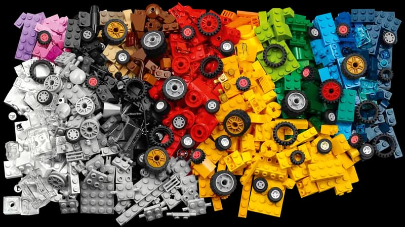 لگو Bricks and Wheels سری کلاسیک کد 11014 — تصویر ۲
