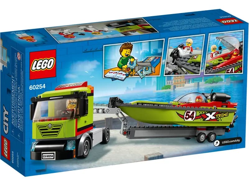لگو Race Boat Transporter سری سیتی کد 60254 — تصویر ۶