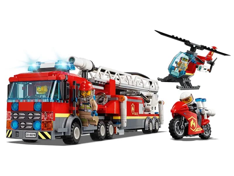 لگو Downtown Fire Brigade سری سیتی کد 60216 — تصویر ۷