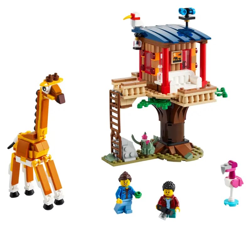 لگو Safari Wildlife Tree House سری کریتور کد 31116 — تصویر ۲