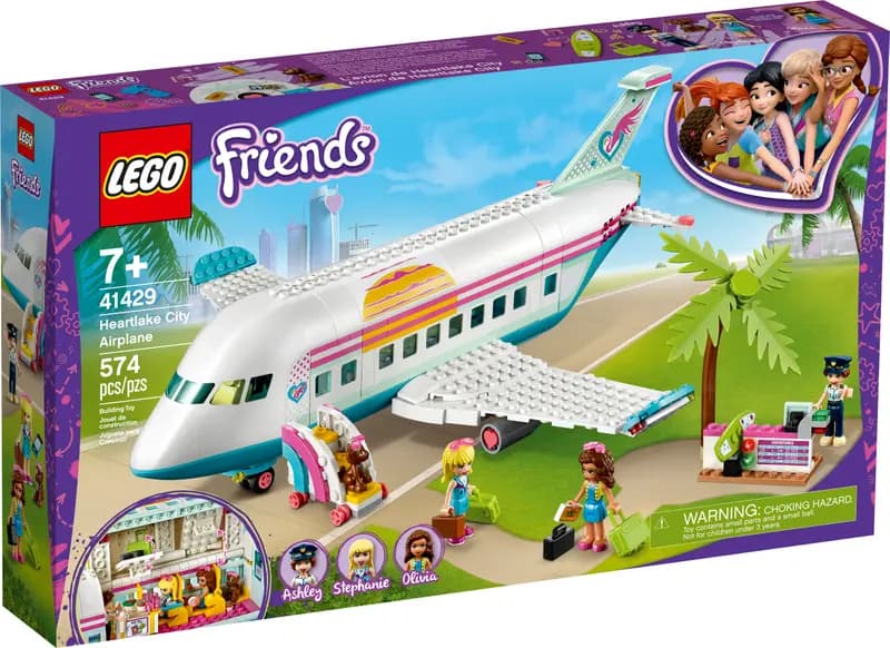 لگو Heartlake City Airplane سری فرندز کد 41429 — تصویر ۲