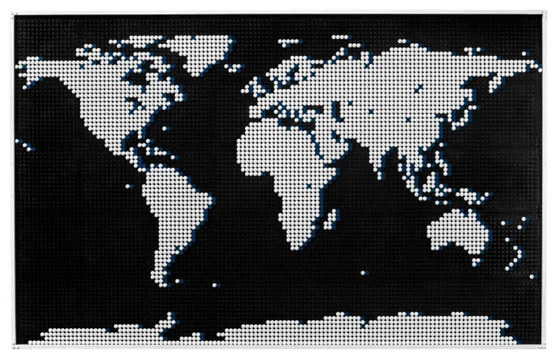 لگو World Map سری آرت کد 31203 — تصویر ۴