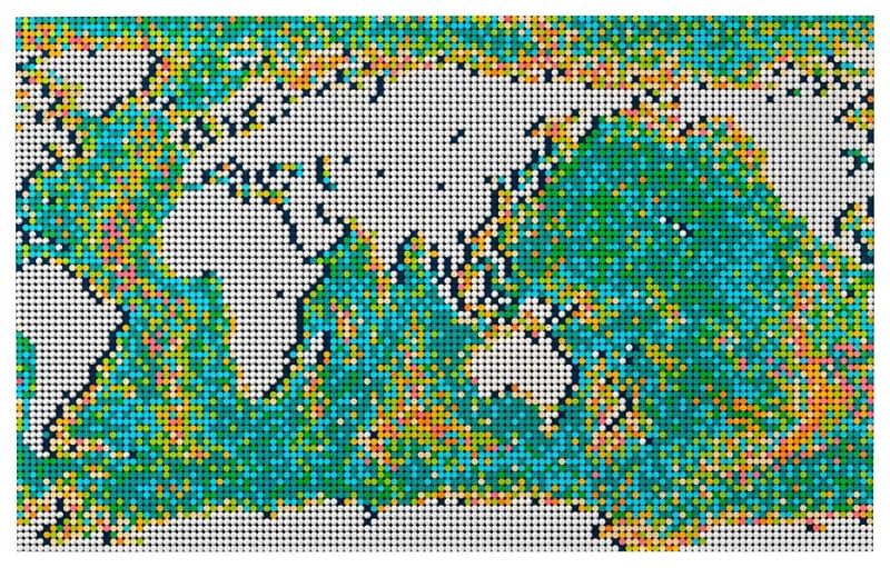 لگو World Map سری آرت کد 31203 — تصویر ۶
