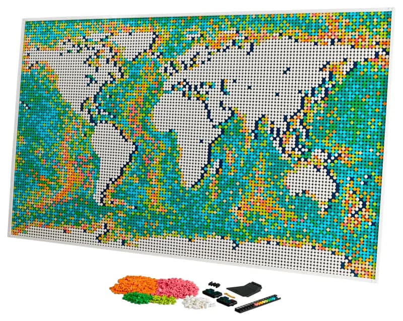 لگو World Map سری آرت کد 31203 — تصویر ۲