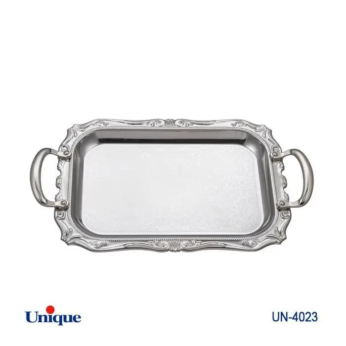سینی استیل یک میل یونیک بدون پایه کوچک مدل UN-4023