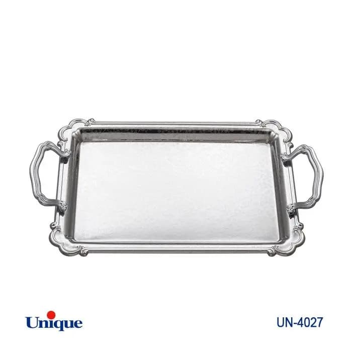 سینی استیل یک میل یونیک بدون پایه کوچک مدل UN-4027