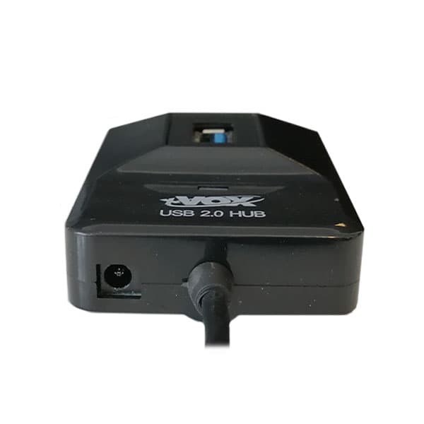هاب X-VOX USB2.0 مدل x-803 چهار پورت آداپتوردار کابل 1.2 متر — تصویر ۲