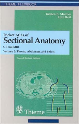 دانلود کتاب Pocket Atlas of Sectional Anatomy: Computed Tomography and Magnetic Resonance Imaging : vol. 2 Thorax, Abdomen, Pelvis