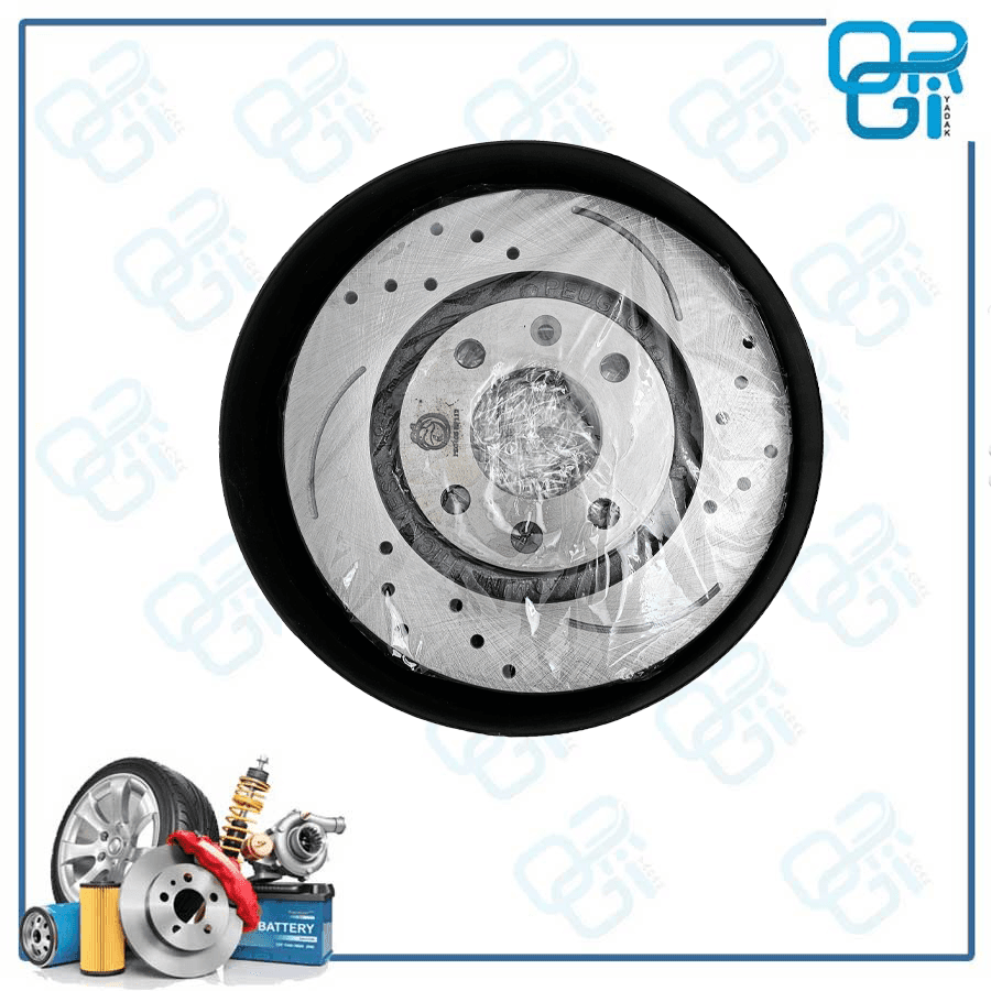 دیسک ترمز چرخ جلو 206 تیپ2 سوراخدار ( اسپرت ) بلوفوکس