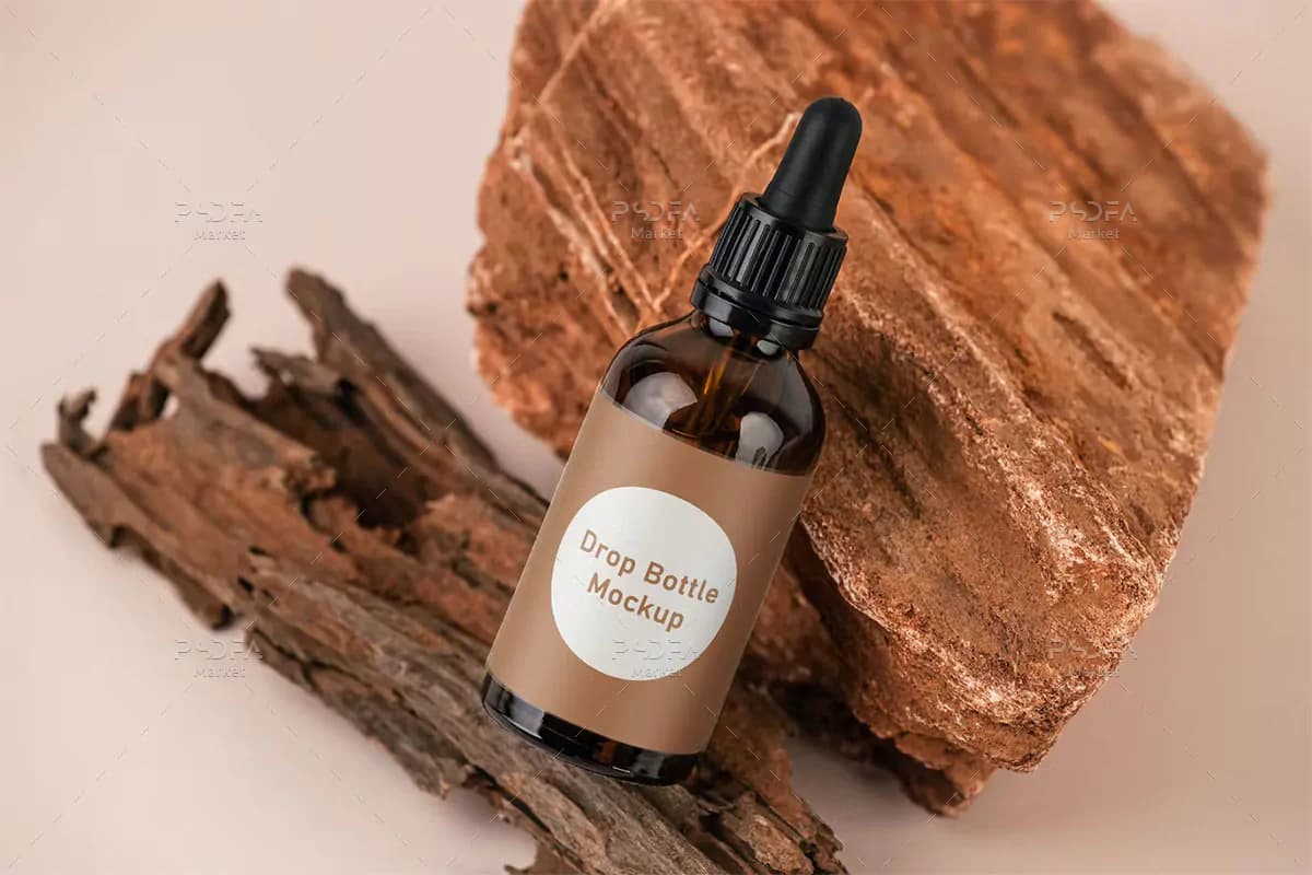 موکاپ بطری قطره چکان
