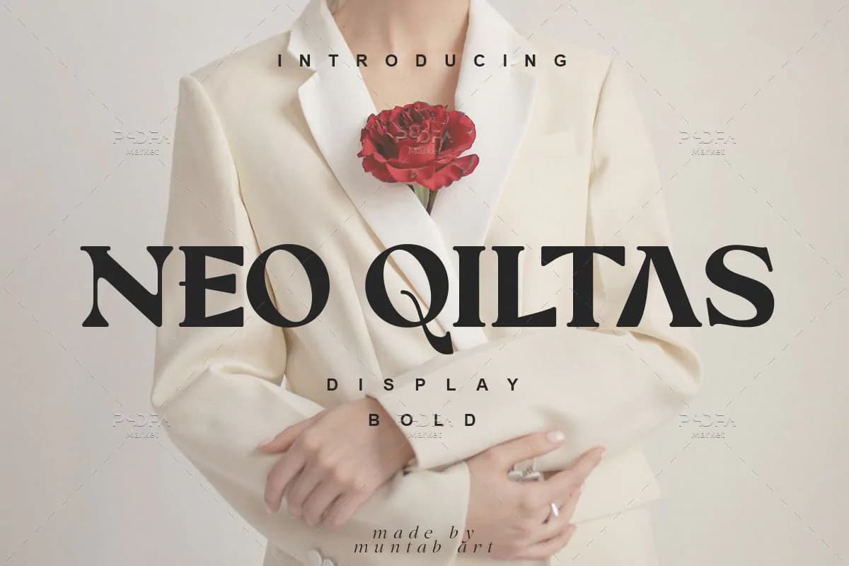 سریف فونت کلاسیک و رترو Neo Qiltas