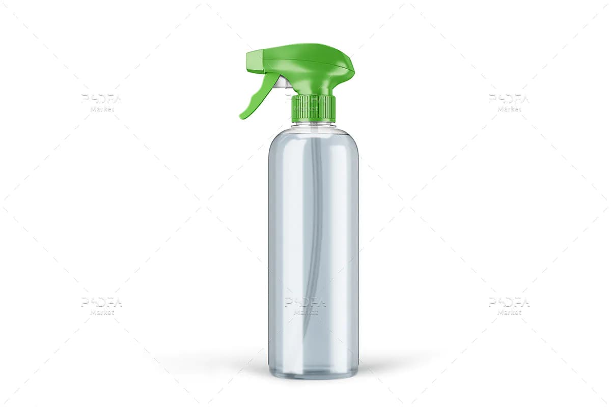 موکاپ آب پاش آرایشگاه (بطری پلاستیکی اسپری) — تصویر ۳