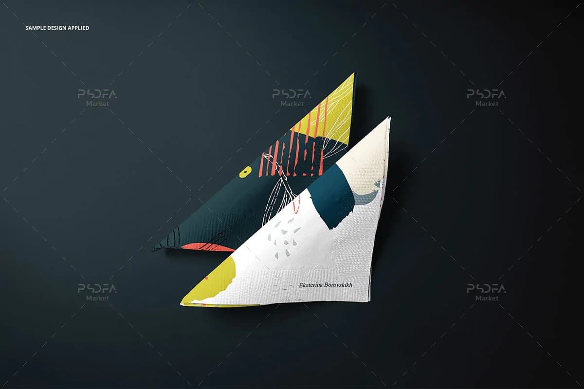 16 موکاپ دستمال کاغذی — تصویر ۷