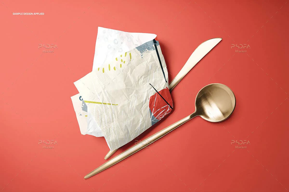 16 موکاپ دستمال کاغذی — تصویر ۸
