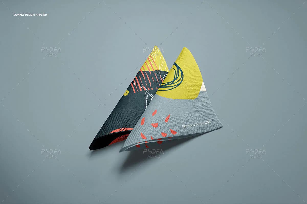 16 موکاپ دستمال کاغذی — تصویر ۴