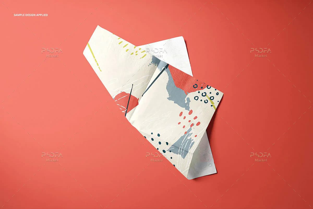 16 موکاپ دستمال کاغذی — تصویر ۲