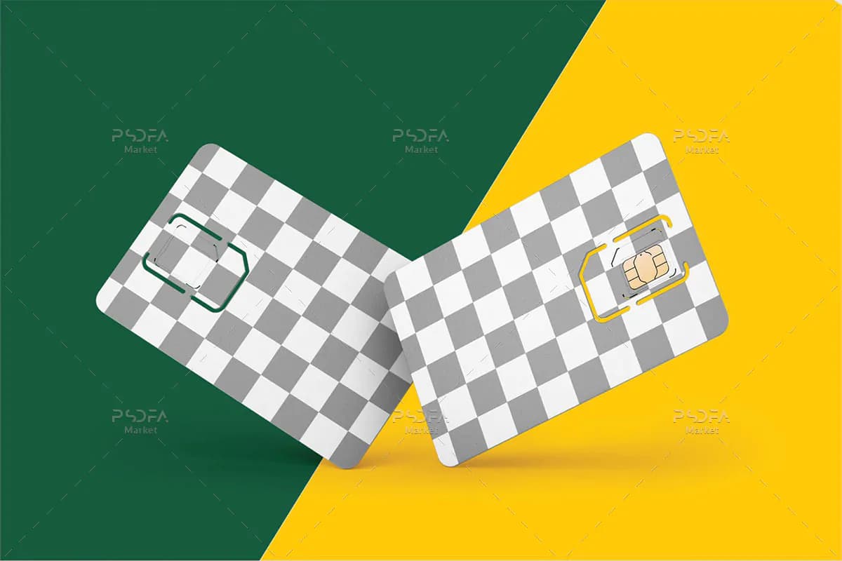 6 موکاپ سیم کارت — تصویر ۸