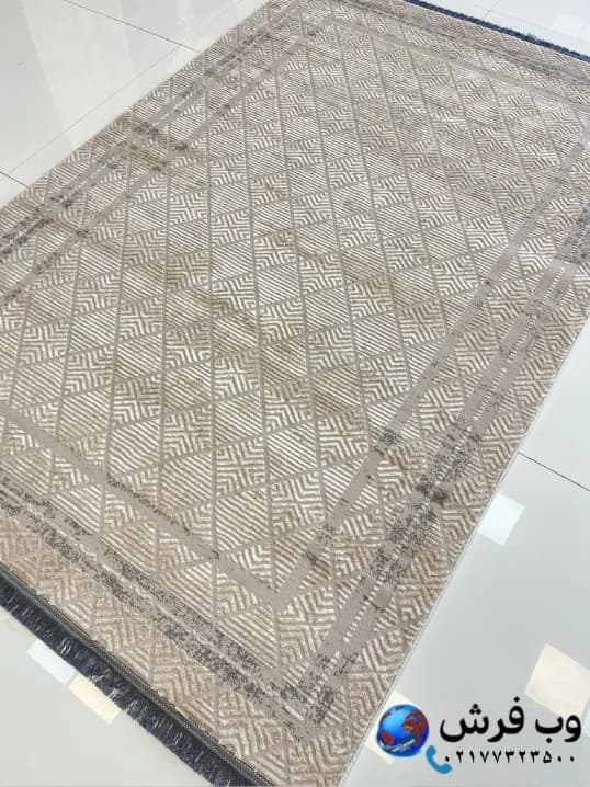 فرش هندسی طرح لوزی — تصویر ۲