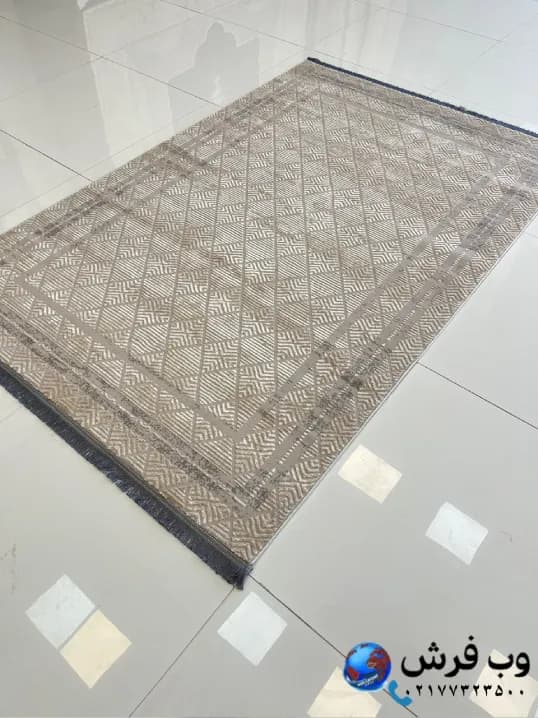 فرش هندسی طرح لوزی — تصویر ۳